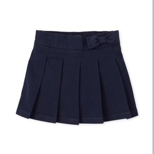 Children's Place Toddler Girls Uniform Bow Pull On Pleated Skort 2-Pack (9)
